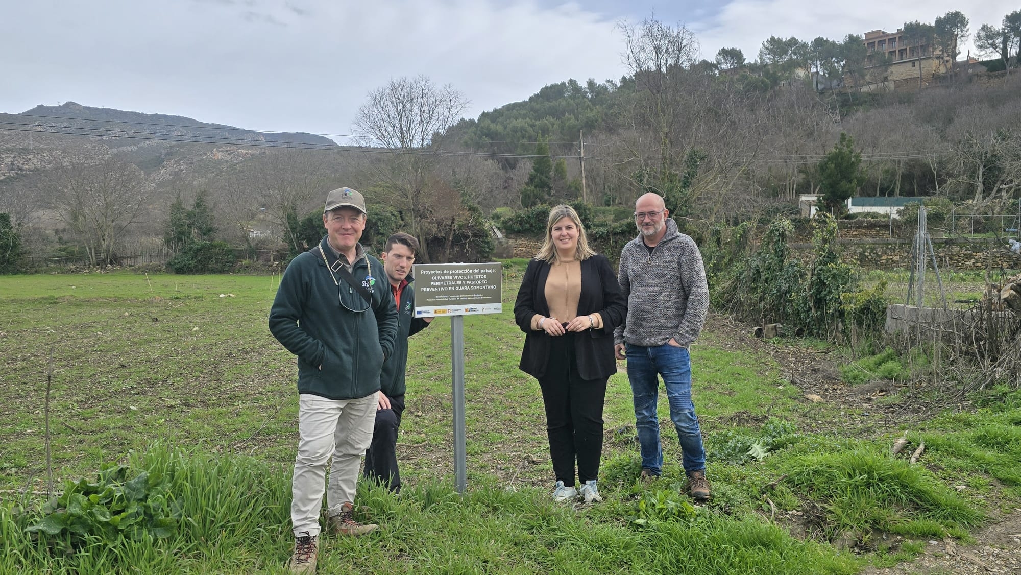 Saborea Guara Somontano finaliza sus proyectos para preservar la biodiversidad y prevenir incendios forestales 
