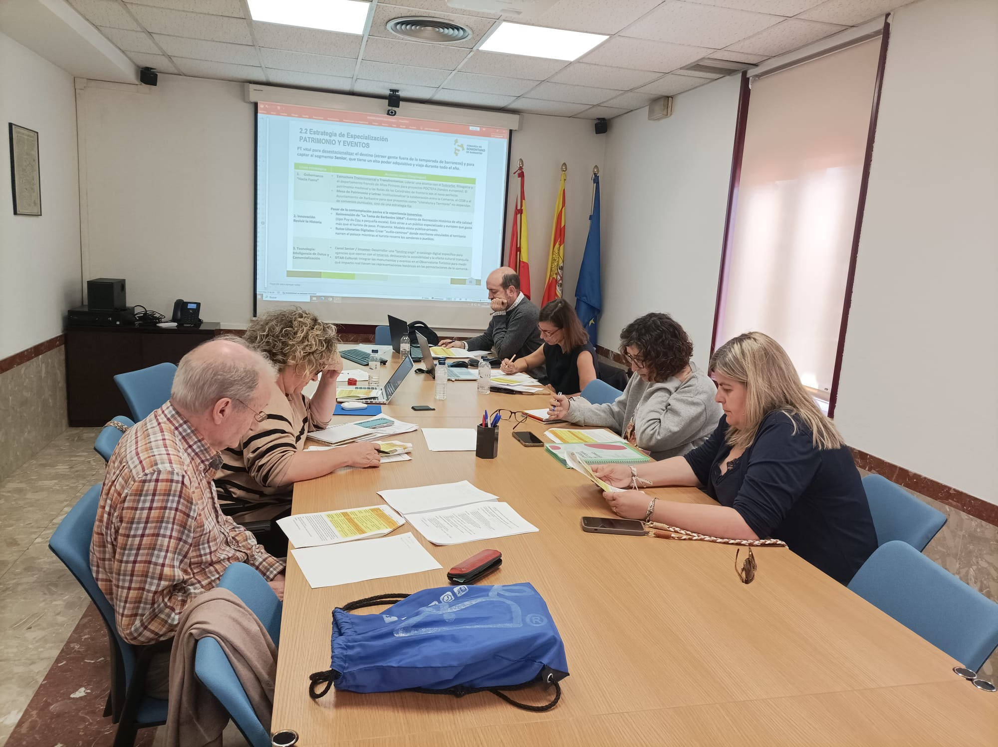 Reunión del grupo de trabajo de patrimonio y cultura.