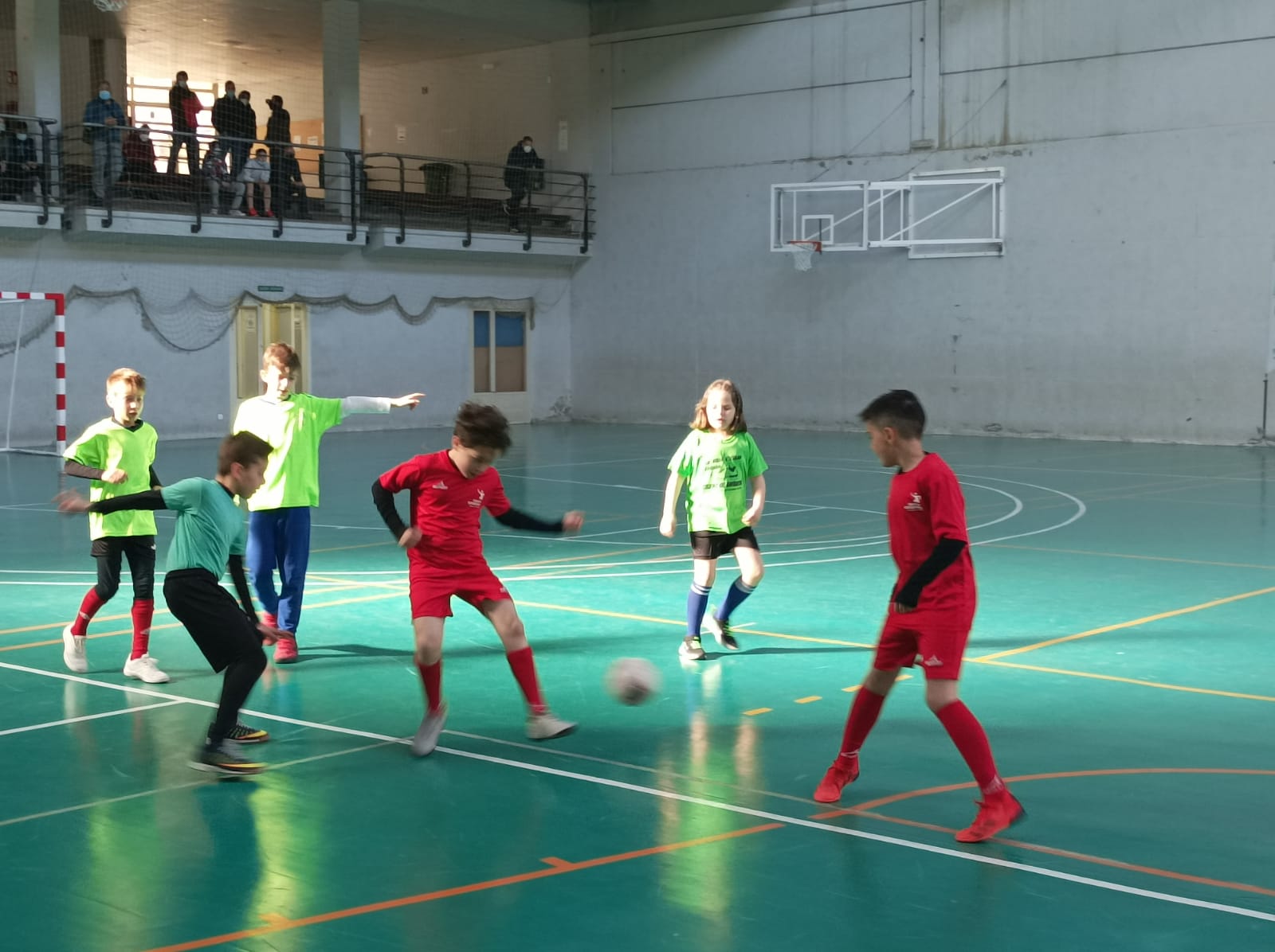 Fase final de la Liga Comarcal del Somontano de Fútbol Sala benjamín alevín 