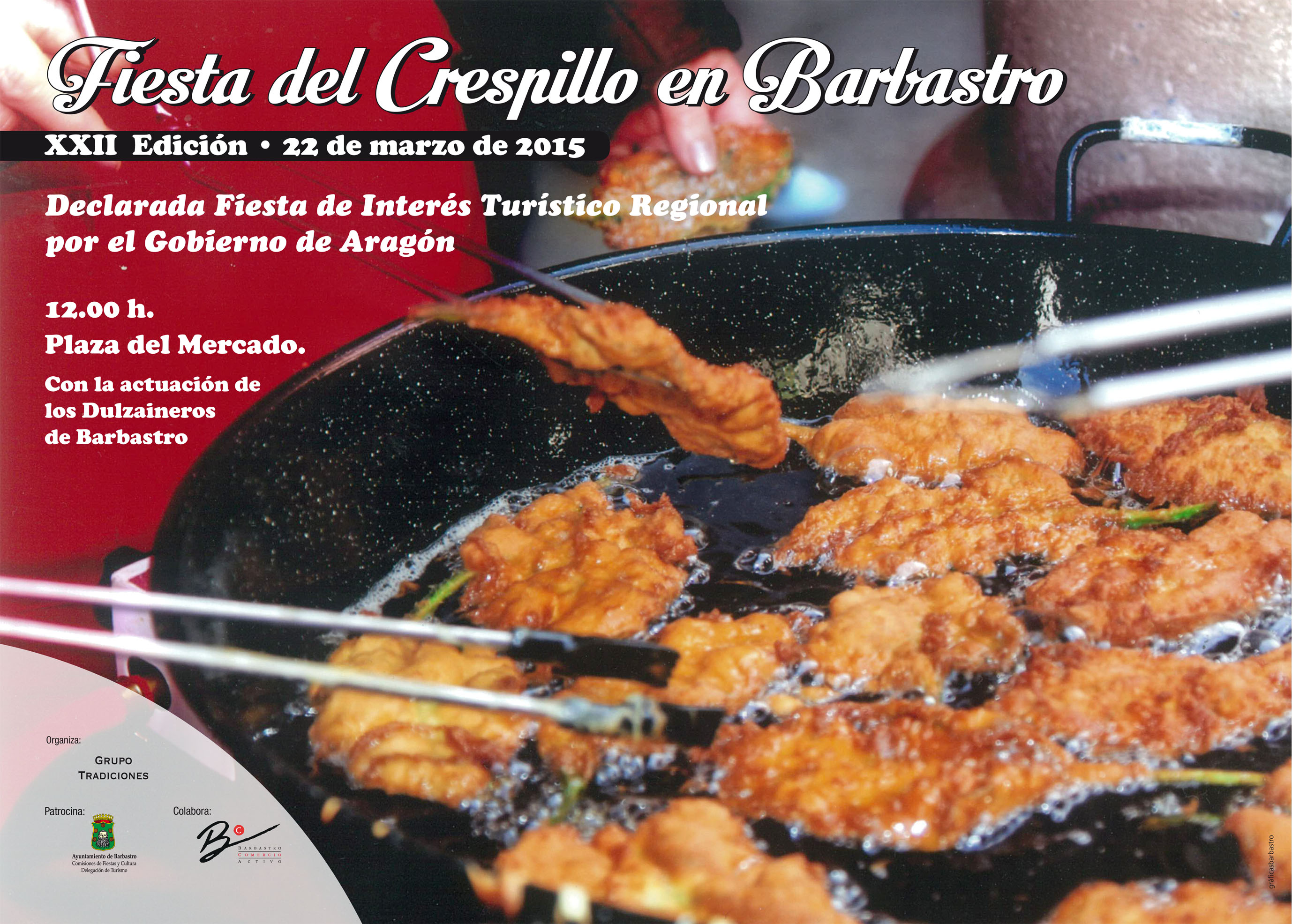 Cartel Fiesta del crespillo 2015