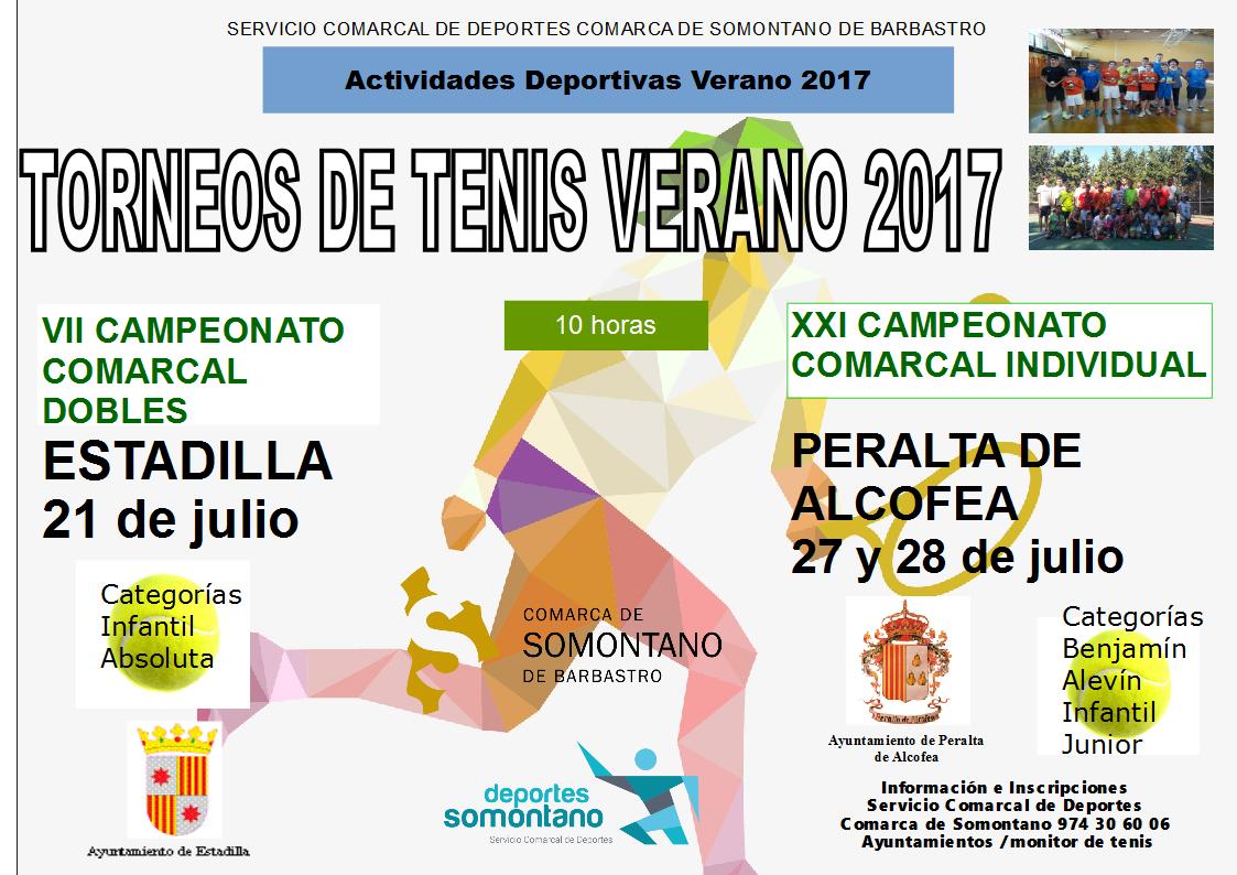 CARTEL CAMPEONATOS TENIS dobles