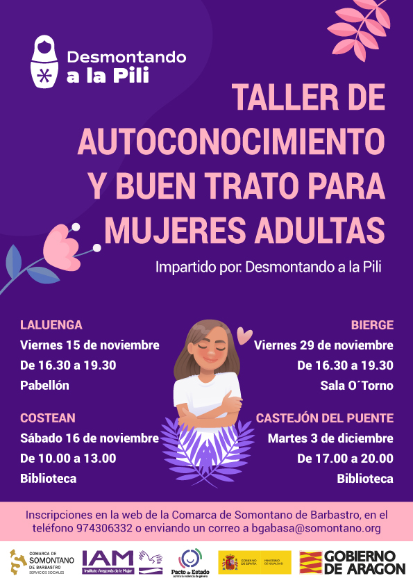 La Comarca de Somontano organiza talleres y teatro para sensibilizar sobre la corresponsabilidad y prevenir la violencia de genero