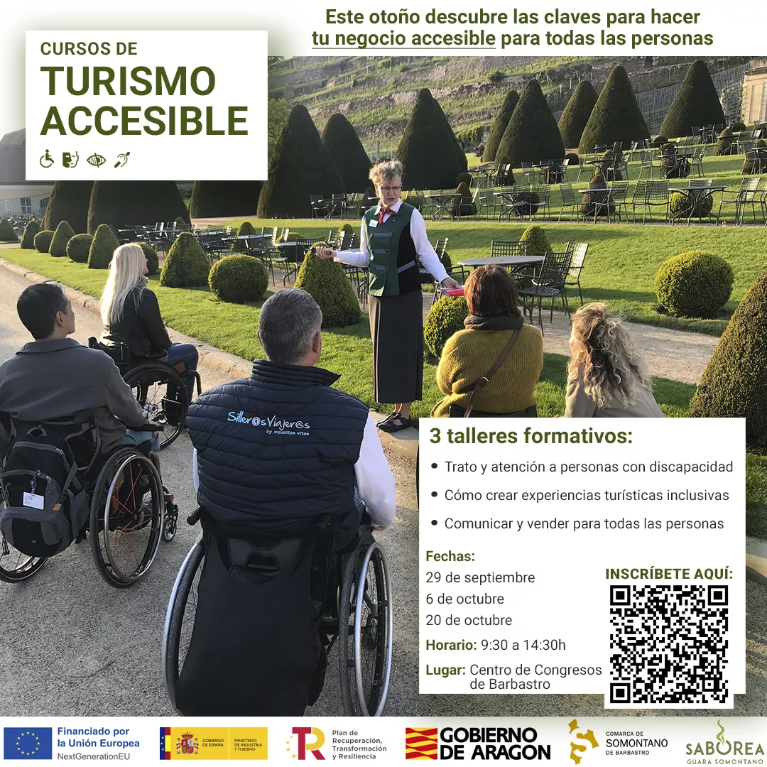 Talleres gratuitos en los que descubrir las claves para que un negocio turístico sea accesible para todos