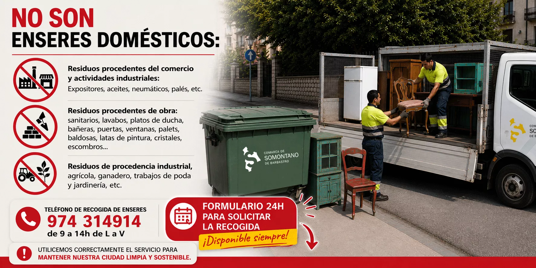 Personas cargando enseres en un camión