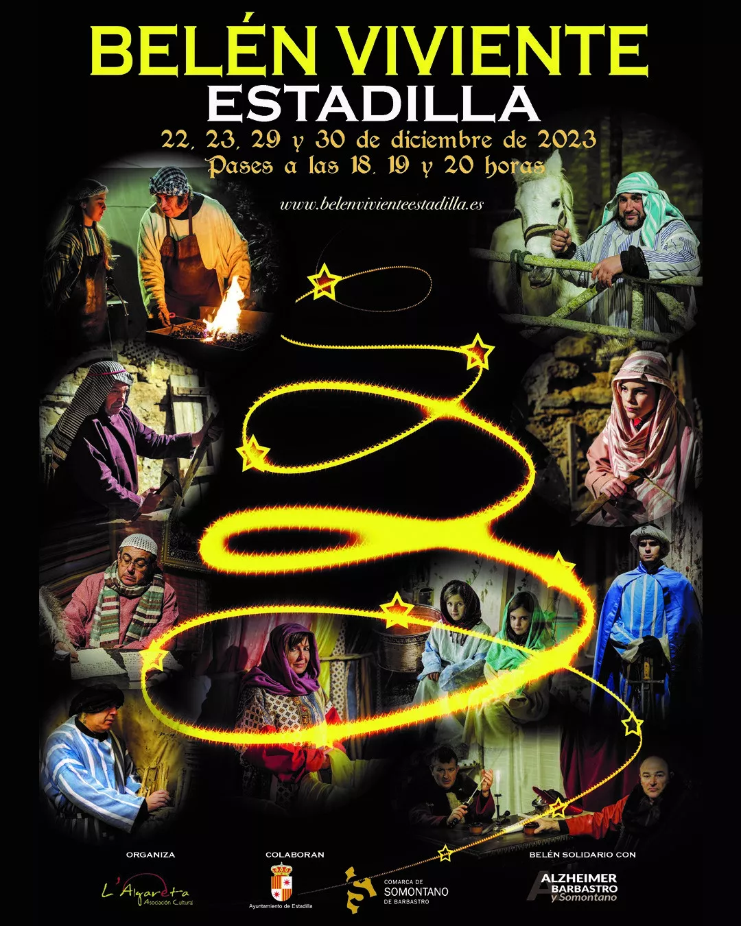 CARTEL BELEN VIVIENTE ESTADILLA 2023