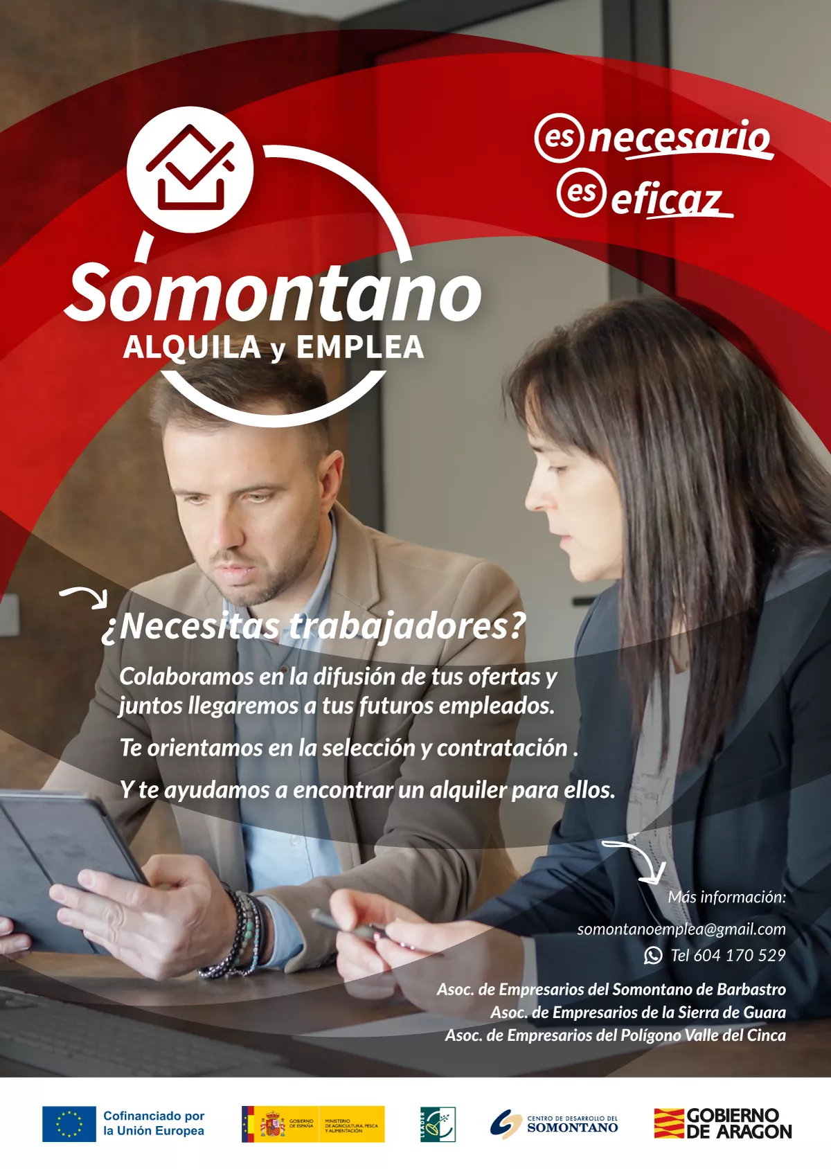 El programa “Somontano Alquila y Emplea” lanza su campaña