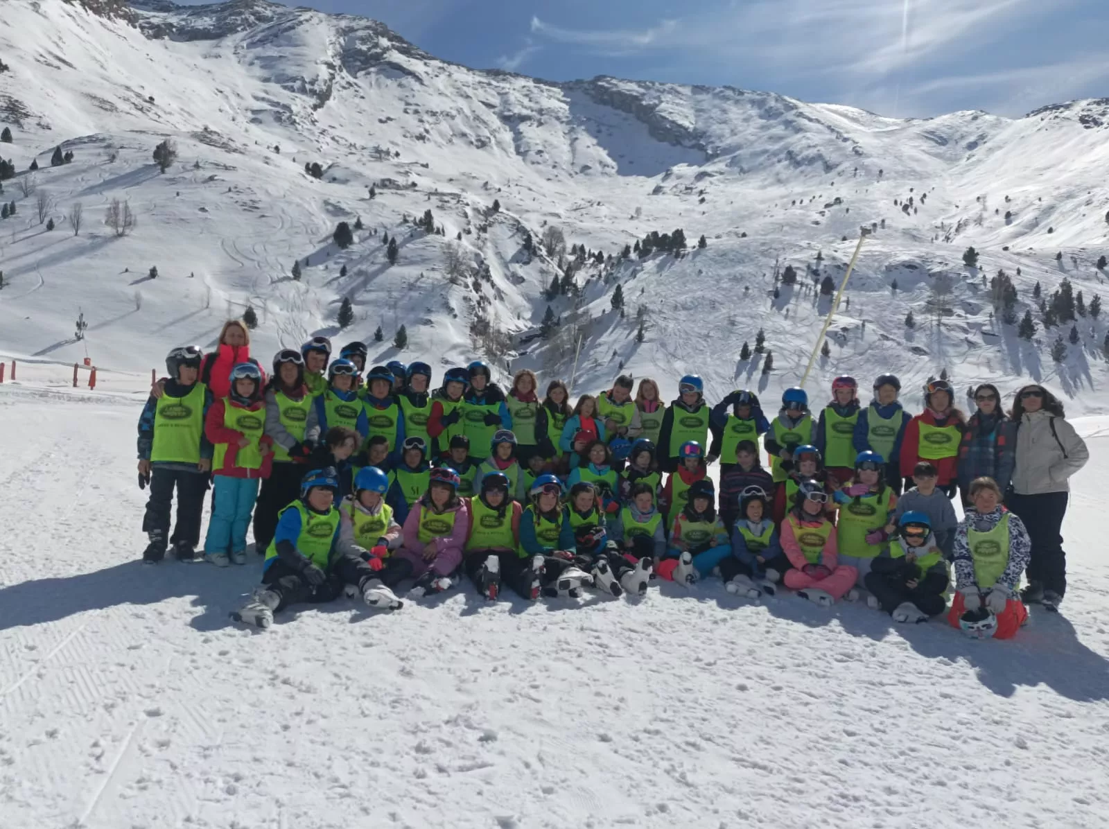 Finaliza la campaña de esquí escolar de la Comarca de Somontano con una participación de 220 alumnos