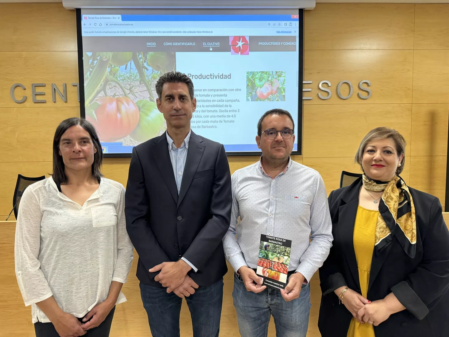 El tomate rosa de Barbastro ya tiene web