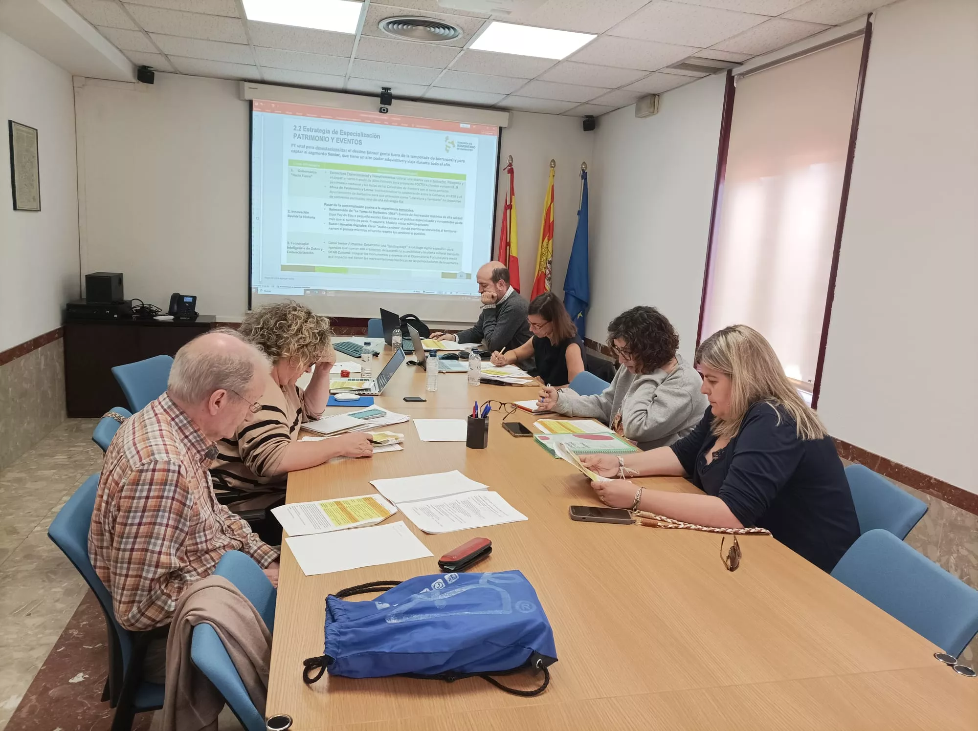 Reunión del grupo de trabajo de patrimonio y cultura.