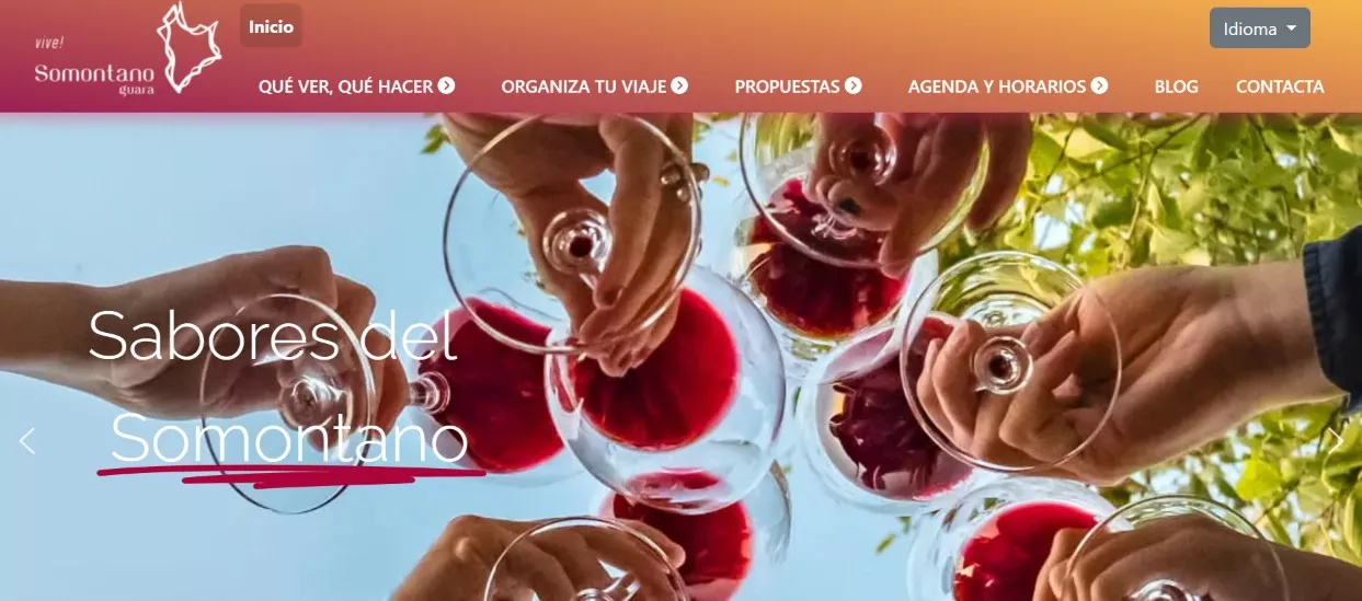 La Comarca de Somontano impulsa la accesibilidad web y el posicionamiento SEO del destino Saborea Guara Somontano