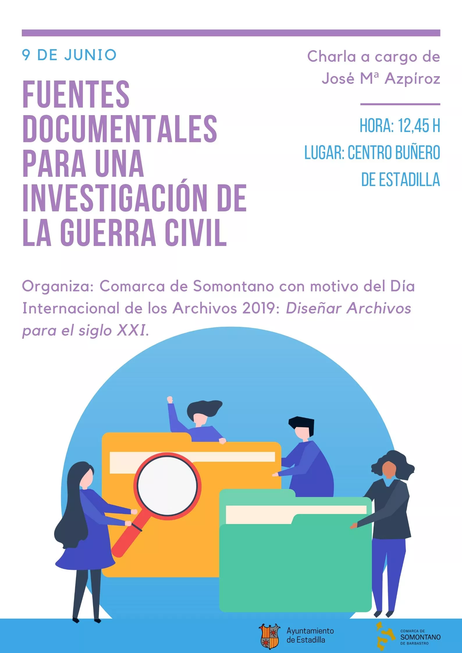 Cartel Dia de los archivos 2019