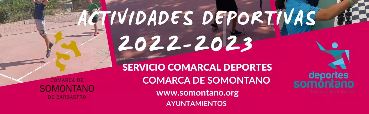 Actividades deportivas para el curso 2022-2023 en la Comarca de Somontano  (2)