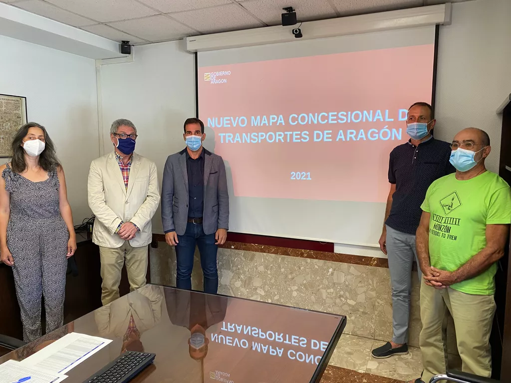 Presentación del Mapa Concesional de transporte regular de viajeros por carretera de Aragón en el Somontano 