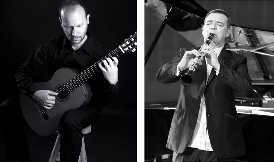 SOUNDMONTANO encara en Azara su segunda parte con un concierto del dúo de clarinete y  guitarra Pablo Rioja y Francisco Antonio García