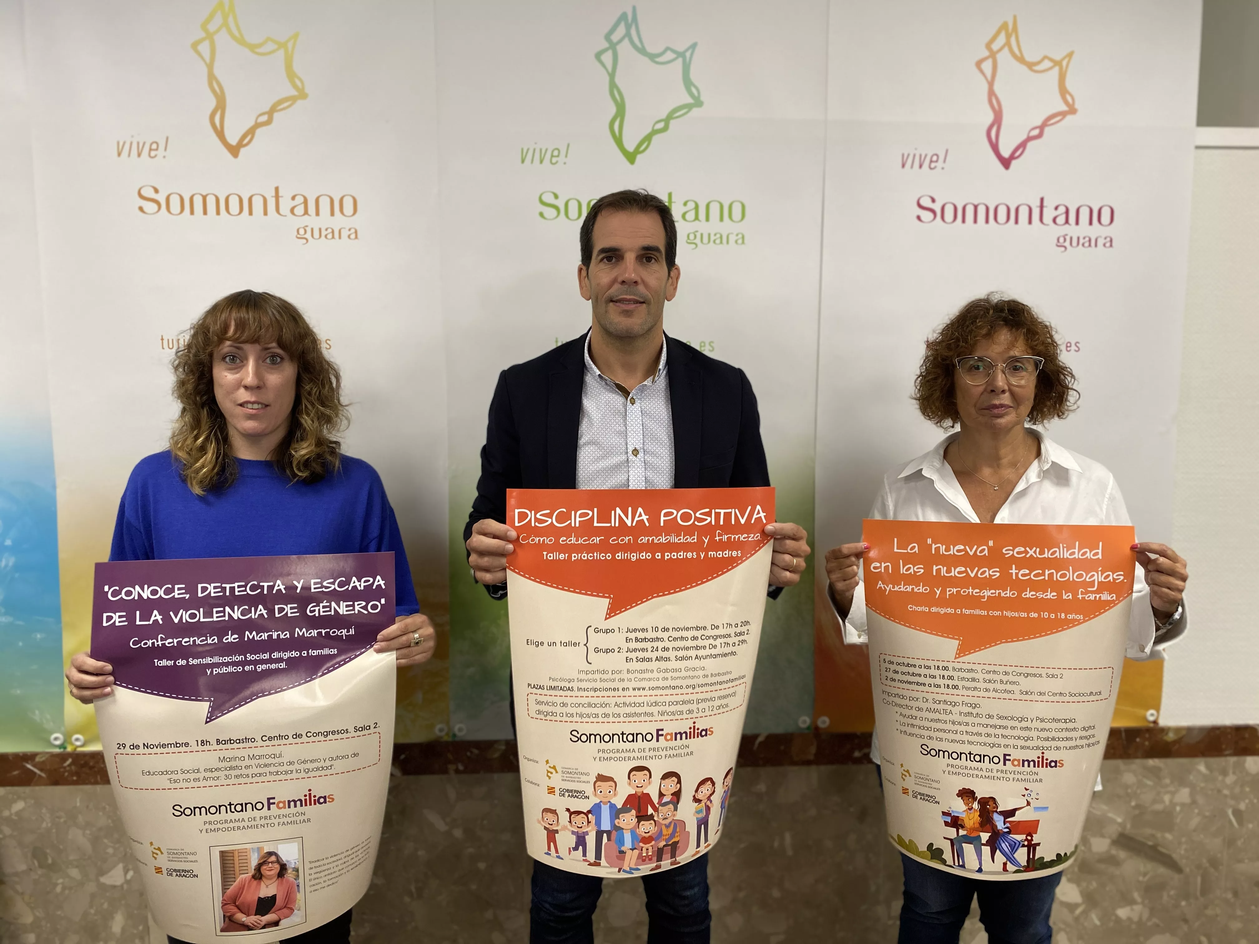 La Comarca reedita el programa Somontano Familias con talleres y charlas en Barbastro, Estadilla, Peralta de Alcofea y Salas Altas 