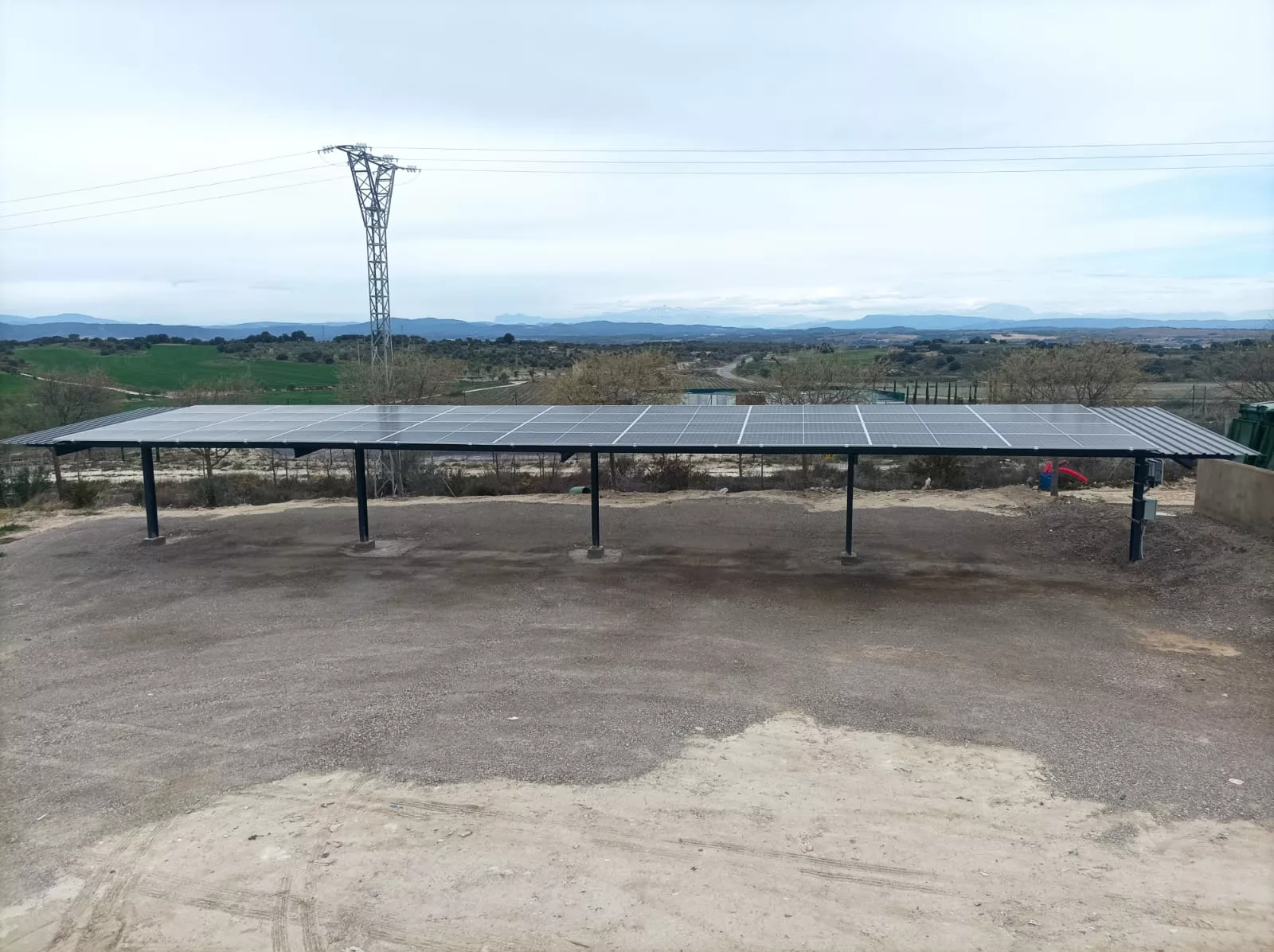 La Comarca del Somontano instala una Planta Fotovoltaica para Autoconsumo para abastecer de energía al Punto Limpio 