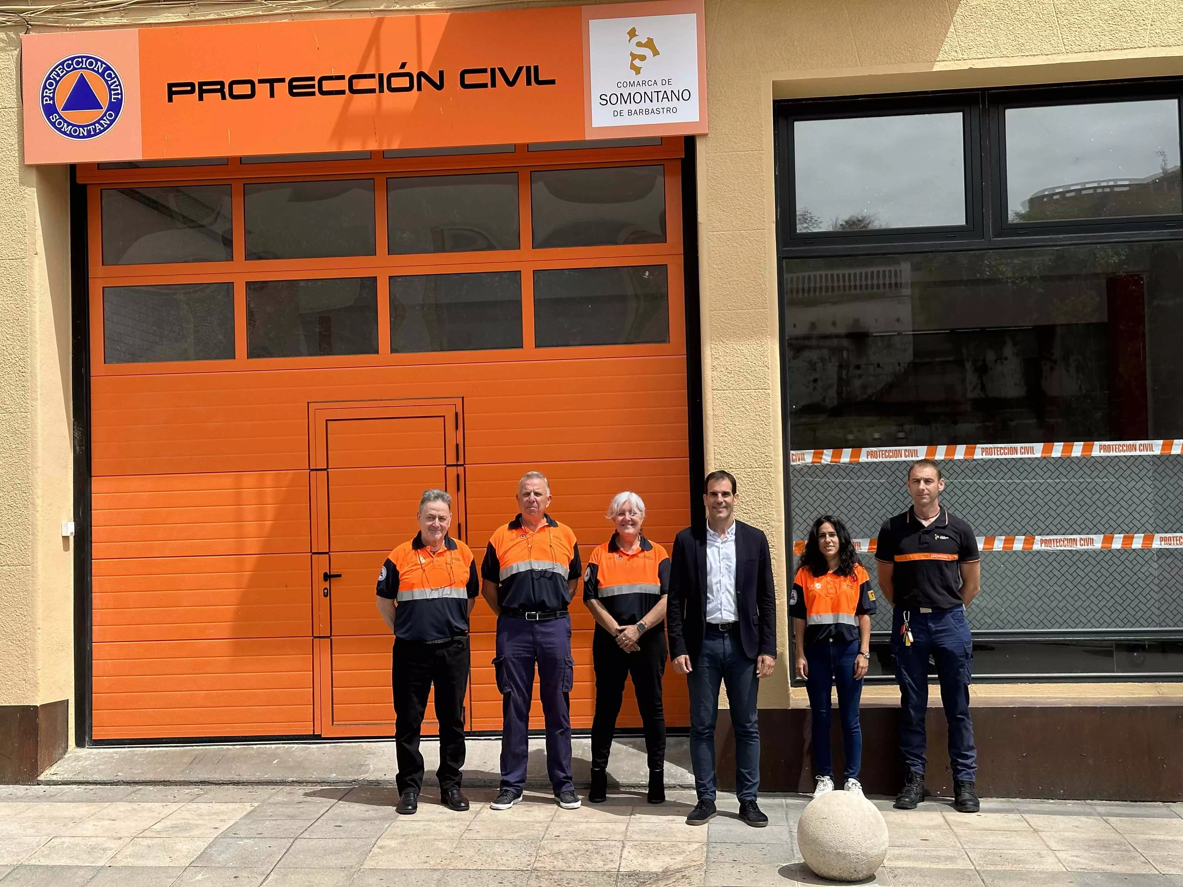 Protección Civil traslada su sede al casco urbano de Barbastro 