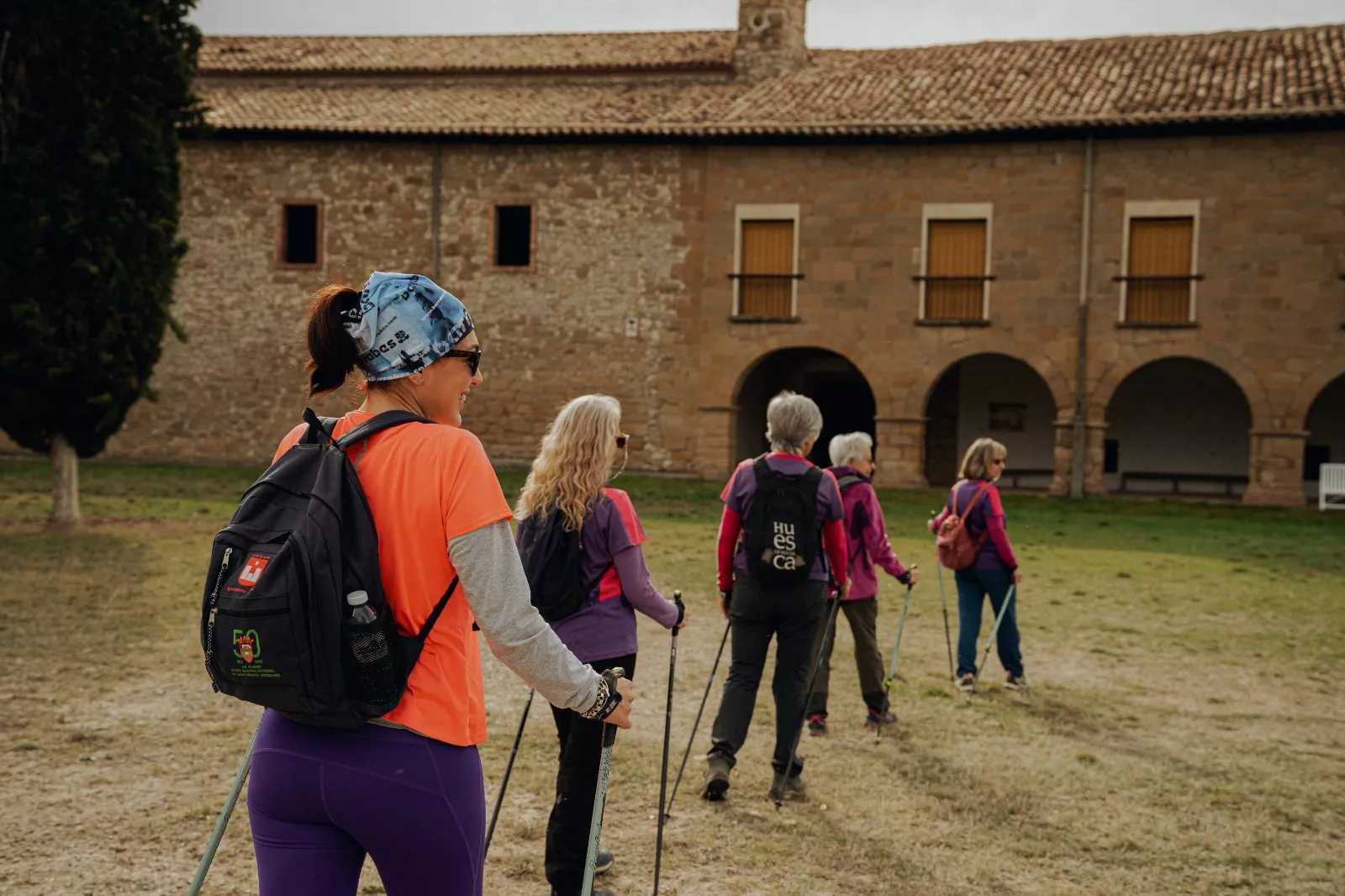 Guara Somontano se posiciona en el turismo vinculado con la marcha nórdica con 9 rutas para todos los niveles 
