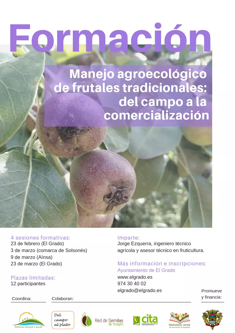 Formación manejo agroecológico de frutales tradicionales