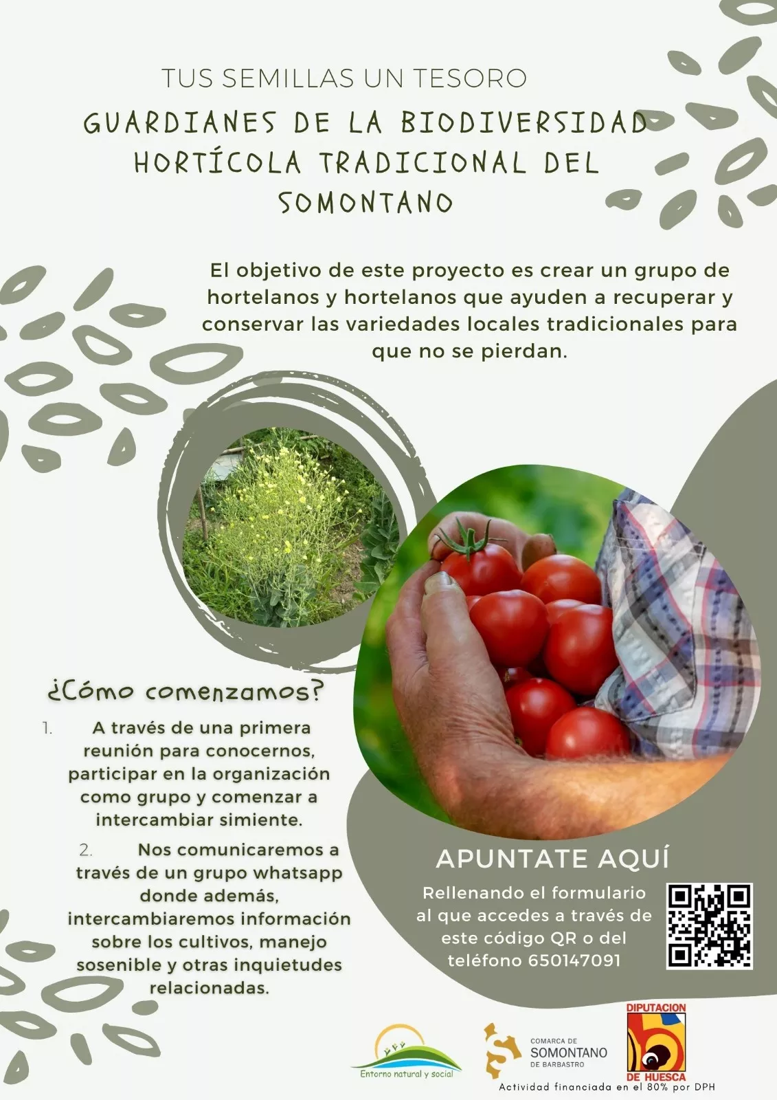 La Comarca del Somontano busca ‘Guardines de la biodiversidad’ hortícola tradicional