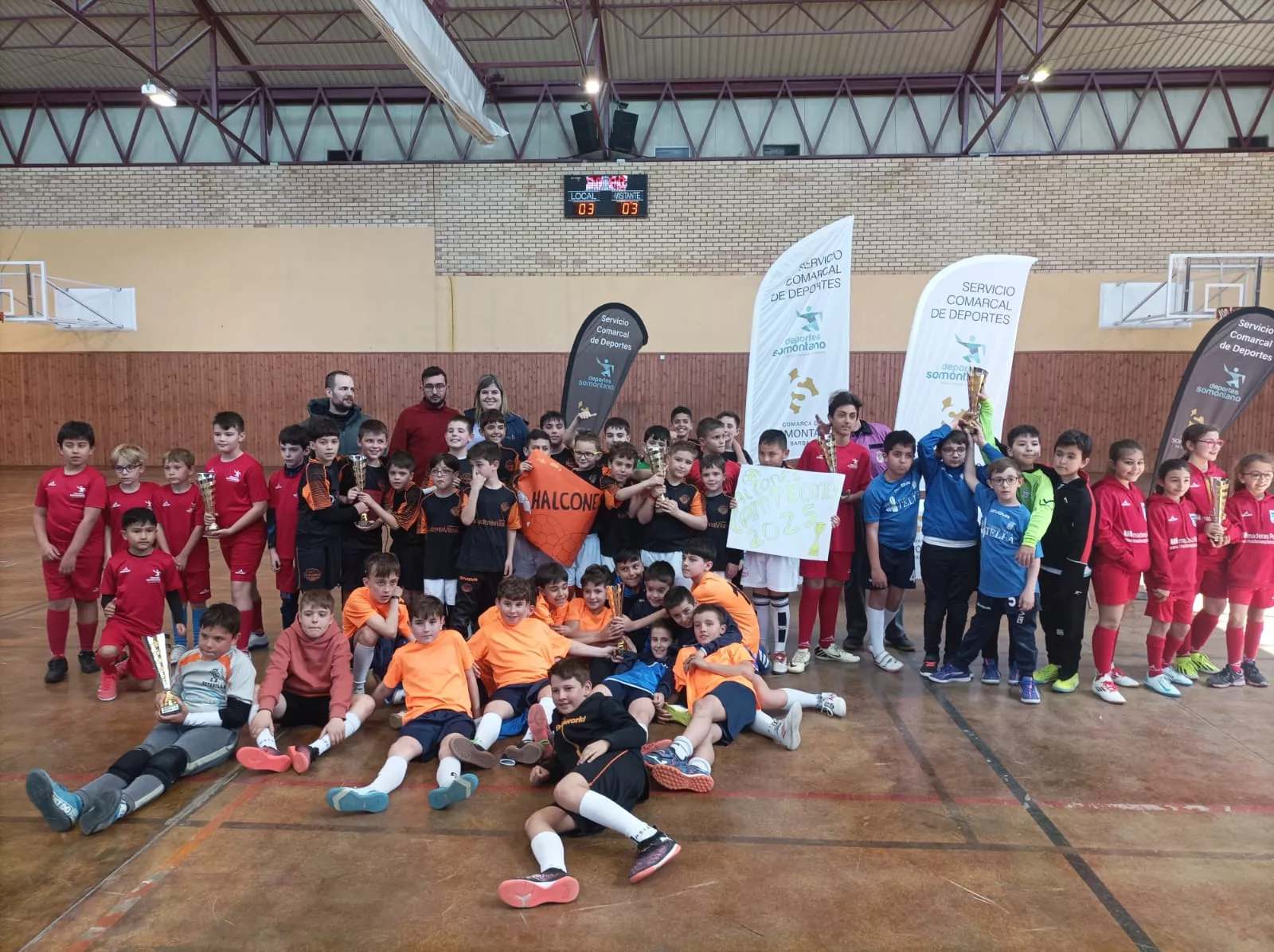 Jornada final de la VIII Liga Comarcal de Fútbol Sala del Somontano 